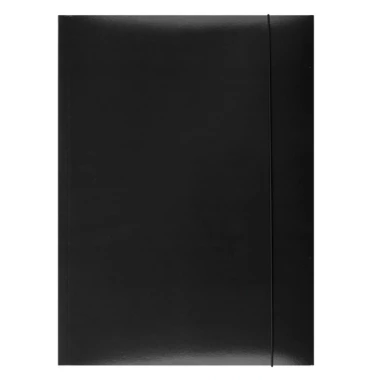 Teczka kartonowa z gumką Barbara, A4, 3mm, czarny
