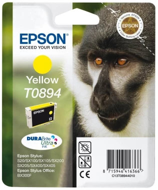 Tusz Epson T0894 (C13T089440), 265 stron, yellow (żółty)