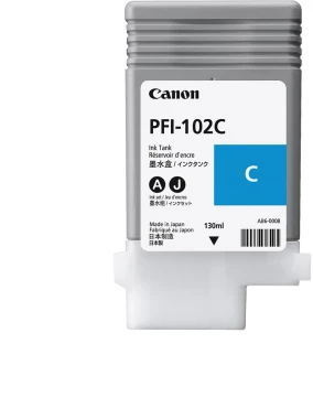 Tusz Canon CF0896B001AA (PFI102C), 130 ml, cyan (błękitny)