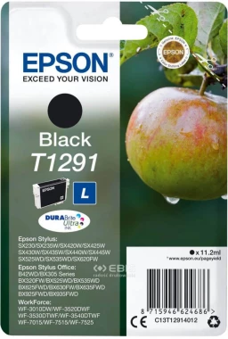 Tusz Epson T1291 (C13T12914012), 11.2ml, black (czarny)