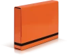 Teczka kartonowa z gumką VauPe Box Caribic, A4, 50mm, pomarańczowy