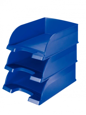 Półka na dokumenty Leitz Plus Jumbo, A4, plastikowa, niebieski