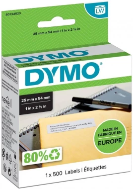 Etykiety adresowe Dymo 11352, 25x54mm, 500 etykiet, biały