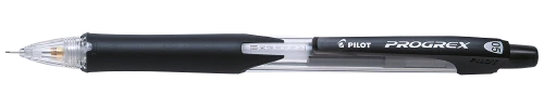 Ołówek automatyczny Pilot Progrex, 0.5 mm, z gumką, czarny