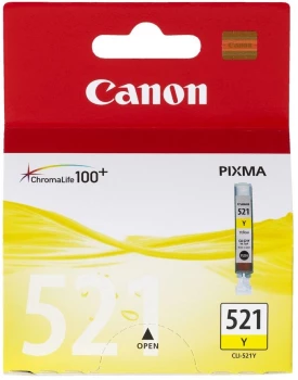 Tusz Canon 2936B001 (CLI-521Y), 440 stron, yellow (żółty)
