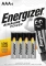 Bateria alkaliczna Energizer, AAA, 1.5V, LR03, 4 sztuki