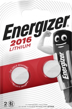 Bateria specjalistyczna Energizer, 3V, CR2016, 2 sztuki