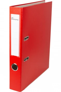Segregator Ofix Economy, A4, szerokość grzbietu 50mm, do 350 kartek, czerwony