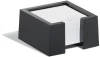 Pojemnik z białymi karteczkami Durable Visifix Cubo, 115x115x60mm,  500 karteczek (90x90mm), czarny