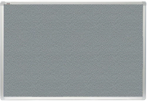 Tablica tekstylna 2x3, w ramie aluminiowej, 150x100cm, szary