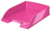 Półka na dokumenty Leitz Wow Plus, A4, plastikowa, różowy