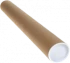 Tuba kartonowa Leniar, 63.5x6cm, brązowy