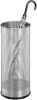 Stojak na parasole Durable, metalowy, okrągły, 28.5l, srebrny