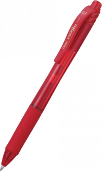 Pióro kulkowe automatyczne Pentel, EnerGel BL-107, 0.7mm, czerwony