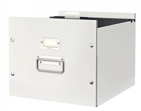 Pojemnik na 15 teczek zawieszanych Leitz Click&Store, A4, 370x356x282mm biały