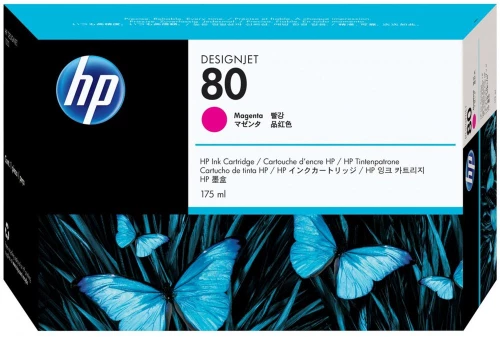 Tusz HP 80 (C4874A), 175ml, magenta (purpurowy)