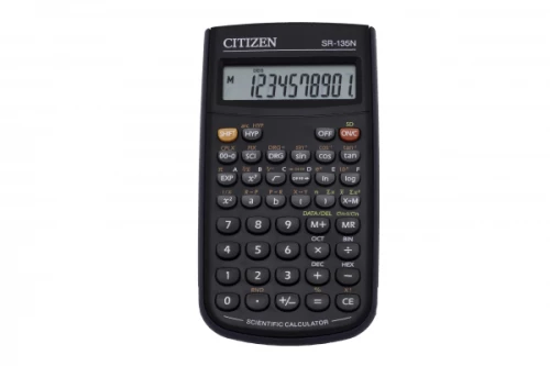 Kalkulator naukowy Citizen SR-135N, 10- pozycyjny, 128 funkcji, czarny
