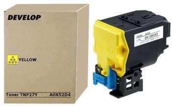 Toner Develop A0X52D4 (TNP-27Y), 6000 stron, yellow (żółty)