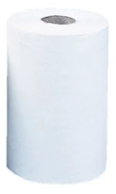 Ręcznik papierowy Merida Optimum mini, 2-warstwowy, 60m, w roli, makulatura, 1 rolka, biały