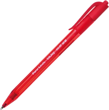 Długopis automatyczny Paper Mate, InkJoy 100RT, M (1mm), czerwony