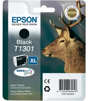 Tusz Epson T1301 (C13T13014012), 25.4ml, black (czarny)