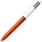 Długopis automatyczny Bic, 4 Colours Original Fine, 4 wkłady, 0.8mm, mix kolorów