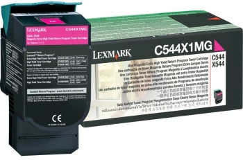 Toner Lexmark (C544X1MG), 4000 stron, magenta (purpurowy)