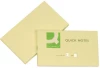 Karteczki samoprzylepne Q-Connect, 76x127mm, 100 karteczek, żółty pastelowy