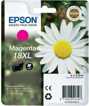 Tusz Epson T181340 (C13T18134010), magenta (purpurowy)