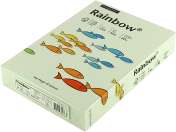 Papier kolorowy Rainbow, A4, 80g/m2, 500 arkuszy, blado zielony (R72)