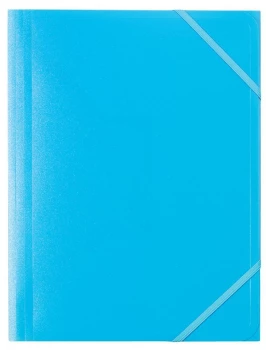 Teczka plastikowa z narożną gumką Office Depot, A4, 30mm, niebieski