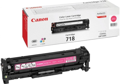 Toner Canon 2660B002AA (CLBP718,CRG718M), 2900 stron, magenta (purpurowy)