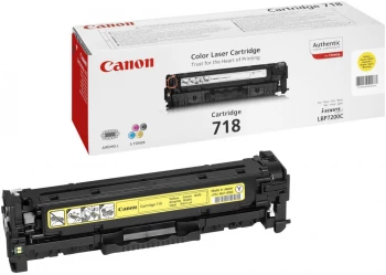Toner Canon 2659B002AA (CLBP718,CRG718Y), 2900 stron, yellow (żółty)