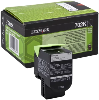 Toner Lexmark 70C20K0 (702K), 1000 stron, black (czarny)