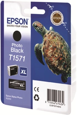 Tusz Epson T1571 (C13T15714010), 25.9ml, photo black (czarny)