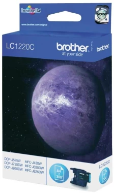 Tusz Brother (LC-1220C), 300 stron, cyan (błękitny)