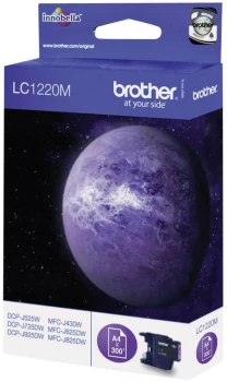Tusz Brother (LC1220M), 300 stron, magenta (purpurowy)