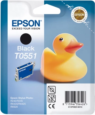 Tusz Epson T0551 (C13T05514010), 290 stron, black (czarny)