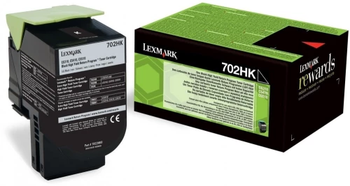 Toner Lexmark 70C2HK0 (702HK), 4000 stron, black (czarny)