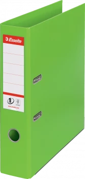 Segregator Esselte Vivida No.1 Power, A4, szerokość grzbietu 75mm, do 500 kartek, zielony