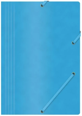 Teczka z gumką Office Products A4, 390g/m2, preszpanowa, niebieski
