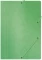Teczka z gumką Office Products, A4, 390g/m2, preszpanowa, zielony