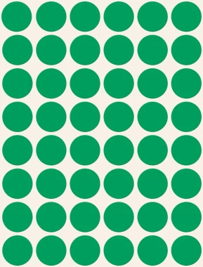Etykiety Avery Zweckform, okrągłe, średnica 18mm, 1056 sztuk, zielony