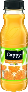 Sok pomarańczowy 100% Cappy, butelka PET, 0.33l