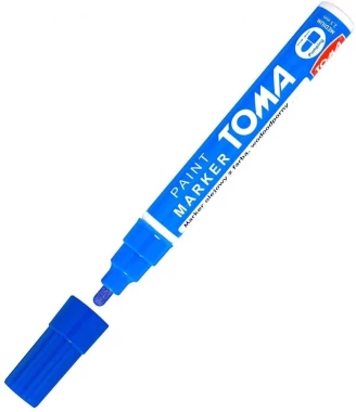 Marker olejowy Toma TO-440, okragła, 2.5 mm, niebieski
