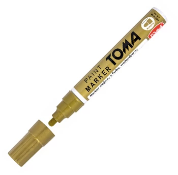 Marker olejowy Toma TO-440, okrągła, 2.5 mm, złoty