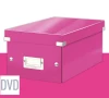 Pudełko na płyty CD/DVD Leitz Click&Store Wow, 147x206x352mm, 1 sztuka,różowy