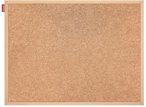 Tablica korkowa MemoBe, w ramie drewnianej, 60x40cm, brązowy