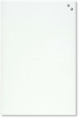 Tablica szklana suchościeralno-magnetyczna 2x3, 40x60cm, biały