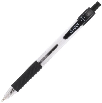Długopis automatyczny D.Rect 294, 0.7mm, czarny